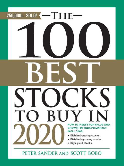 Title details for The 100 Best Stocks to Buy in 2020 by Peter Sander - Available